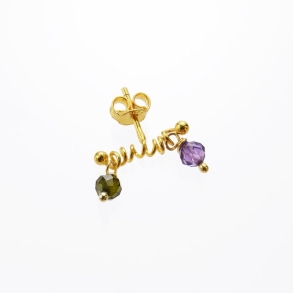 Spiral restik med sten 