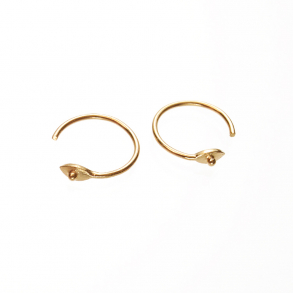 rering af navette form med kugle