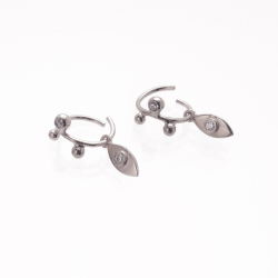 rering med bladformet vedhng 