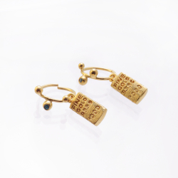 rering med guldbarre 