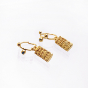 rering med guldbarre 