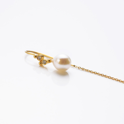 Krog med ferskvandsperle 