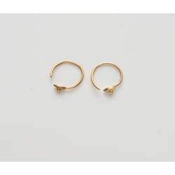 rering af navette form med kugle