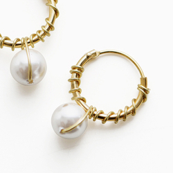 Creol med ferskvandsperle 