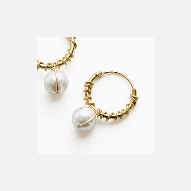 Creol med ferskvandsperle 